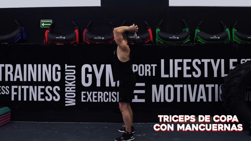 TRICEPS DE COPA CON MANCUERNAS - ejercicios.com
